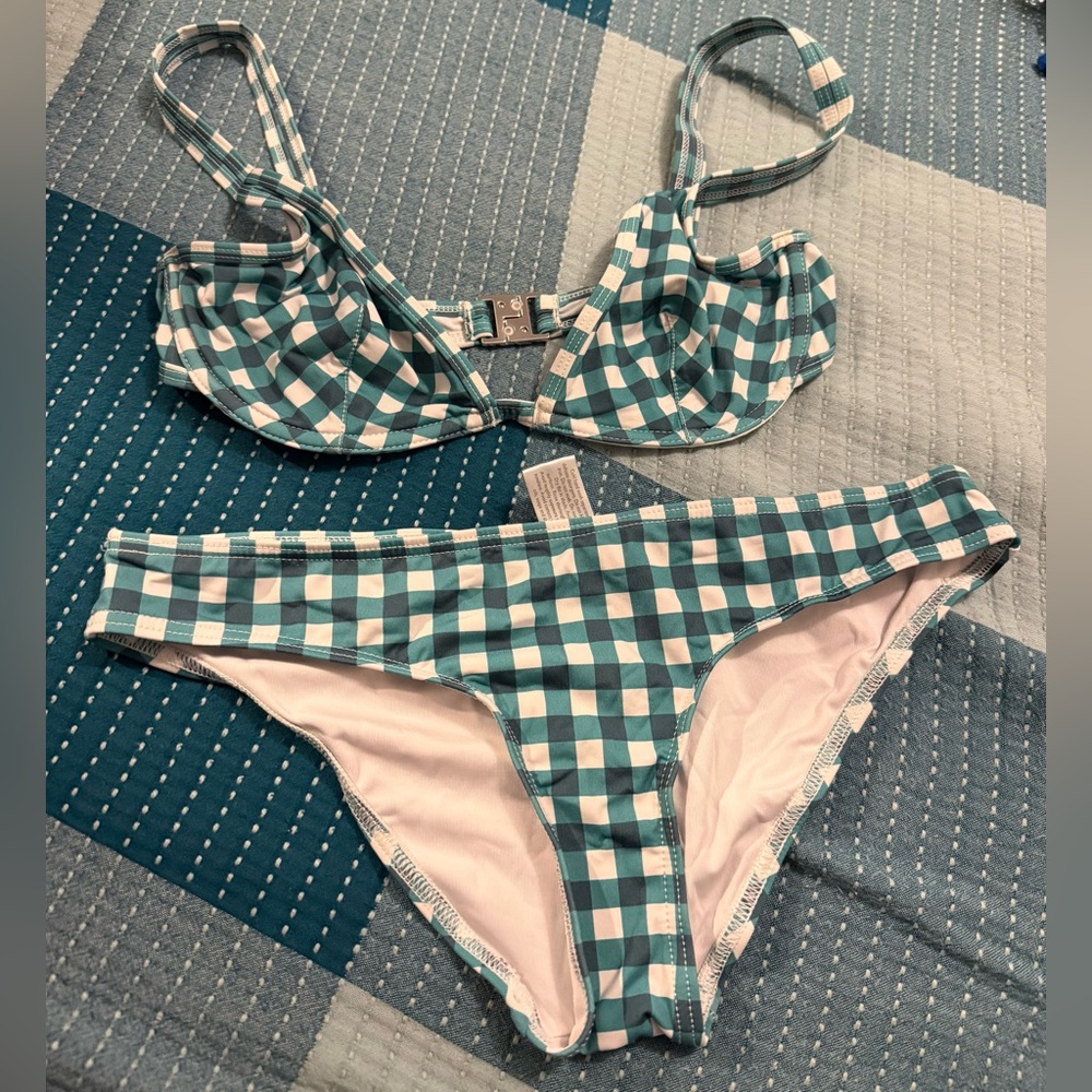 Checkered Bikini Set